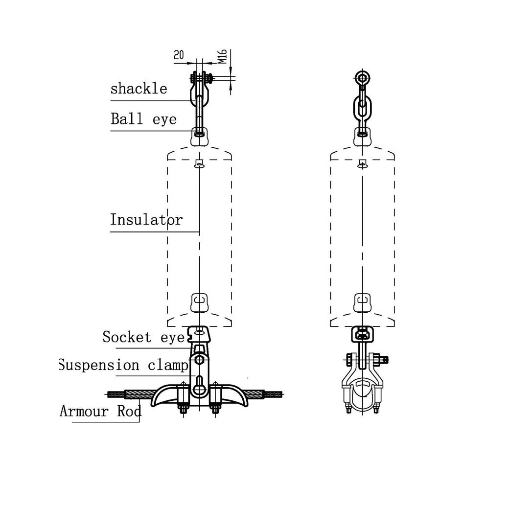 33kV Suspension Insulator String