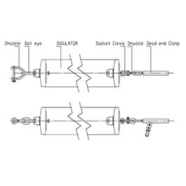 66kV Single Tension Insulator String